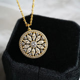 Sunlight S925 Sterling Silver Japanese Retro Necklace Pendant Female