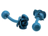 Sunnylink 3D Rose Cufflinks for Men M3419 13mm