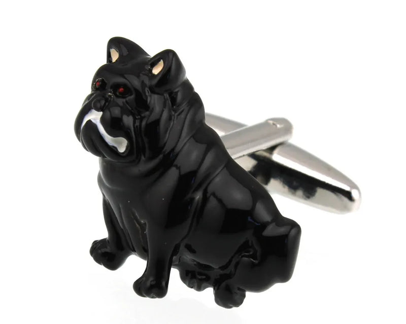 Sunnylink Men's 3D Shar pei Dog Cufflinks for Shirt