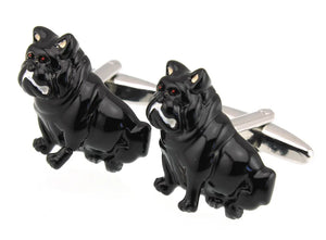 Sunnylink Men's 3D Shar pei Dog Cufflinks for Shirt