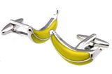 Sunnylink Men's Cuff Links Banana Yellow Cufflinks M3791