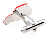 Sunnylink Car Red Cuff Links for Men Shirt J1189