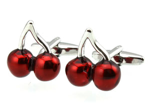 Sunnylink Men's Cherry Red Cufflinks M3860 20mm