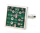 Sunnylink Green Circuit Board Cufflinks M3862 17mm
