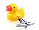 Sunnylink Men's Duck Red Yellow CUFFLINKS for shirt