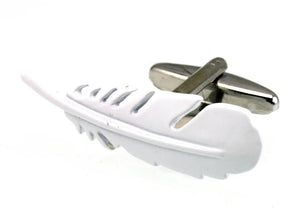 Sunnylink Feather Cufflinks for shirt M3716 33mm