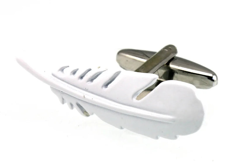 Sunnylink Feather Cufflinks for shirt M3716 33mm