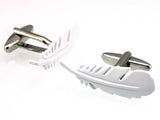 Sunnylink Feather Cufflinks for shirt M3716 33mm