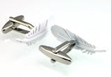 Sunnylink Feather Cufflinks for shirt M3716 33mm