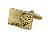 Sunnylink Leopard Copper Cufflinks for Shirt M4158