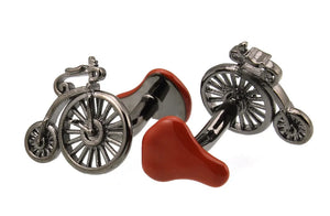 Sunnylink Red Bike Bicycle Cufflinks M4086 20mm