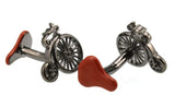 Sunnylink Red Bike Bicycle Cufflinks M4086 20mm