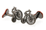 Sunnylink Red Bike Bicycle Cufflinks M4086 20mm