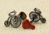 Sunnylink Red Bike Bicycle Cufflinks M4086 20mm
