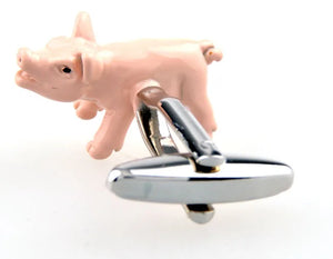 Sunnylink Pig Pink Cuff Links J1203