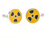 Sunnylink Yellow Propeller Fans Cuff Links for Shirt J1257