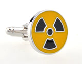 Sunnylink Yellow Propeller Fans Cuff Links for Shirt J1257