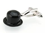 Sunnylink Men's Umbrella Top Hat Cufflinks for Shirt M3678