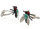 Sunnylink Men's 3D Fly Cufflinks - Insect Design