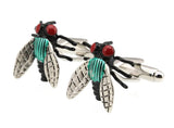Sunnylink Men's 3D Fly Cufflinks - Insect Design