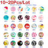 15MM Leopard Printed Silicone Beads Round Baby Food Nursing