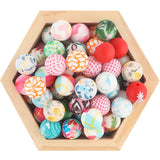 15MM Leopard Printed Silicone Beads Round Baby Food Nursing