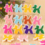 10Pcs Bear Ribbon Balloon Dog Silicone Beads for DIY Jewelry Making
