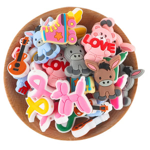 10Pcs Silicone Beads Baby Food Nursing Chewing Cartoon Bubble DIY Necklace