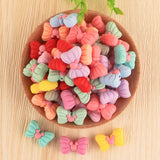 10Pcs Dinosaur Hat Leaf Baby Silicone Beads For Jewelry Making