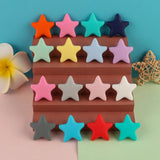 Sunrony 10Pcs Star Silicone Beads Jewelry DIY Accessories Charms Bracelet