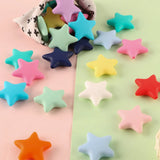 Sunrony 10Pcs Star Silicone Beads Jewelry DIY Accessories Charms Bracelet
