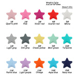Sunrony 10Pcs Star Silicone Beads Jewelry DIY Accessories Charms Bracelet