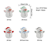 Sunrony Snowman Silicone Beads Jewelry Making DIY Baby Toys Accessories
