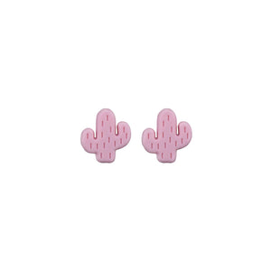 10pcs Little Cactus Silicone Beads Jewelry Making BPA Free DIY Pendant
