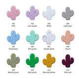 10pcs Little Cactus Silicone Beads Jewelry Making BPA Free DIY Pendant