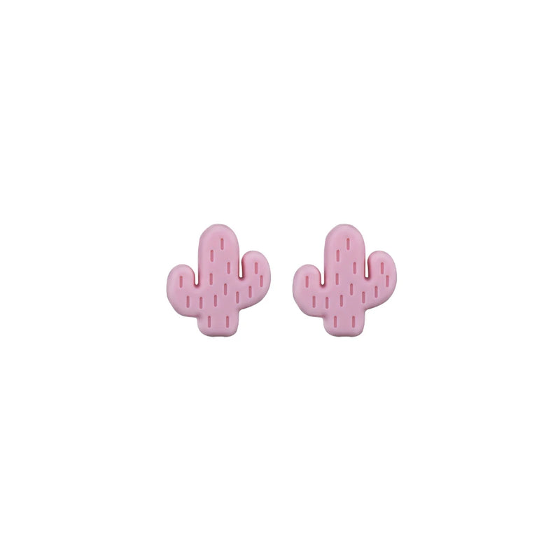 10pcs Little Cactus Silicone Beads Jewelry Making BPA Free DIY Pendant