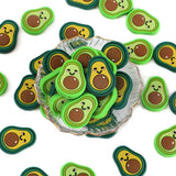 Sunrony 10pcs Avocado Silicone Beads for DIY Baby Jewelry Making
