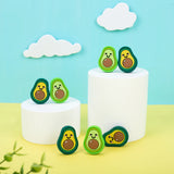 Sunrony 10pcs Avocado Silicone Beads for DIY Baby Jewelry Making