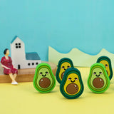 Sunrony 10pcs Avocado Silicone Beads for DIY Baby Jewelry Making