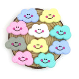 10pcs Clouds Silicone Beads Jewelry Making DIY Necklace Food Baby Toys