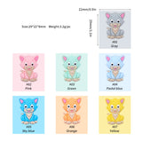 10pcs Cat Shaped Silicone Beads for DIY Baby Pendants