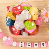 10pcs Silicone Beads Round Jewelry Making DIY Pacifier Clips Baby Toys