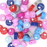 10pcs Silicone Beads Round Jewelry Making DIY Pacifier Clips Baby Toys