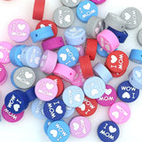 10pcs Silicone Beads Round Jewelry Making DIY Pacifier Clips Baby Toys