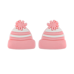 10pcs Silicone Beads Baby Food Nursing Chewing Cartoon Hat Puzzle DIY