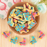 10pcs Silicone Beads Baby Food Nursing Chewing Cartoon Hat Puzzle DIY