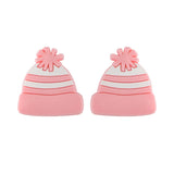 10pcs Silicone Beads Baby Food Nursing Chewing Cartoon Hat Puzzle DIY