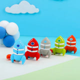 10pcs Silicone Bead Rocket Shape BPA DIY Jewelry Accessories