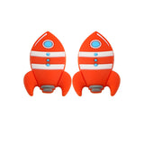 10pcs Silicone Bead Rocket Shape BPA DIY Jewelry Accessories