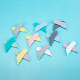 10pcs Silicone Beads Feather Beads for Jewelry Making & Pacifier Chain